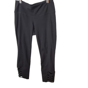 ATHLETA Athletic Work Out Leggings Capris Black Women's Size XS